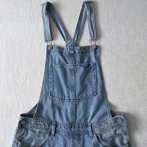 H&M Size 8 Overalls Light Wash Distressed Denim